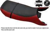 BLACK & DARK RED VINYL CUSTOM FITS POLARIS GENESIS 99-04 1200 FRONT SEAT COVER