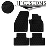 BLACK DIAMOND STITCH VINYL 4XTAILORED FLOOR CARPET FOR VOLVO C30 AUTO 06-13 JF1