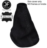 BLACK STITCH FITS CITROEN SAXO 1996-2004 BLACK PU SUEDE GEAR GAITER COVER