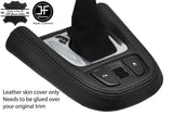 BLACK STITCH LEATHER AUTOMATIC GEAR SURROUND FOR VAUXHALL ZAFIRA C TOURER 12-17