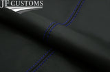 R BLUE STITCHING 2X DASH TRIM + SPEEDO HOOD LEATHER COVER FITS MAZDA RX8 03-12