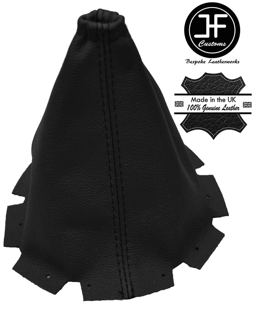 BLACK LEATHER MANUAL GEAR GAITER FITS NISSAN JUKE 2010-2016 CUSTOM NEW