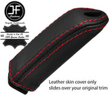 RED STITCH REAL LEATHER HANDBRAKE HANDLE COVER FITS PEUGEOT RCZ 2009-2016