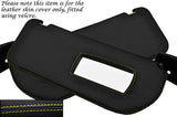 YELLOW STITCH FITS VAUXHALL OPEL ASTRA MK2 GTE 84-93 2X SUN VISORS COVERS