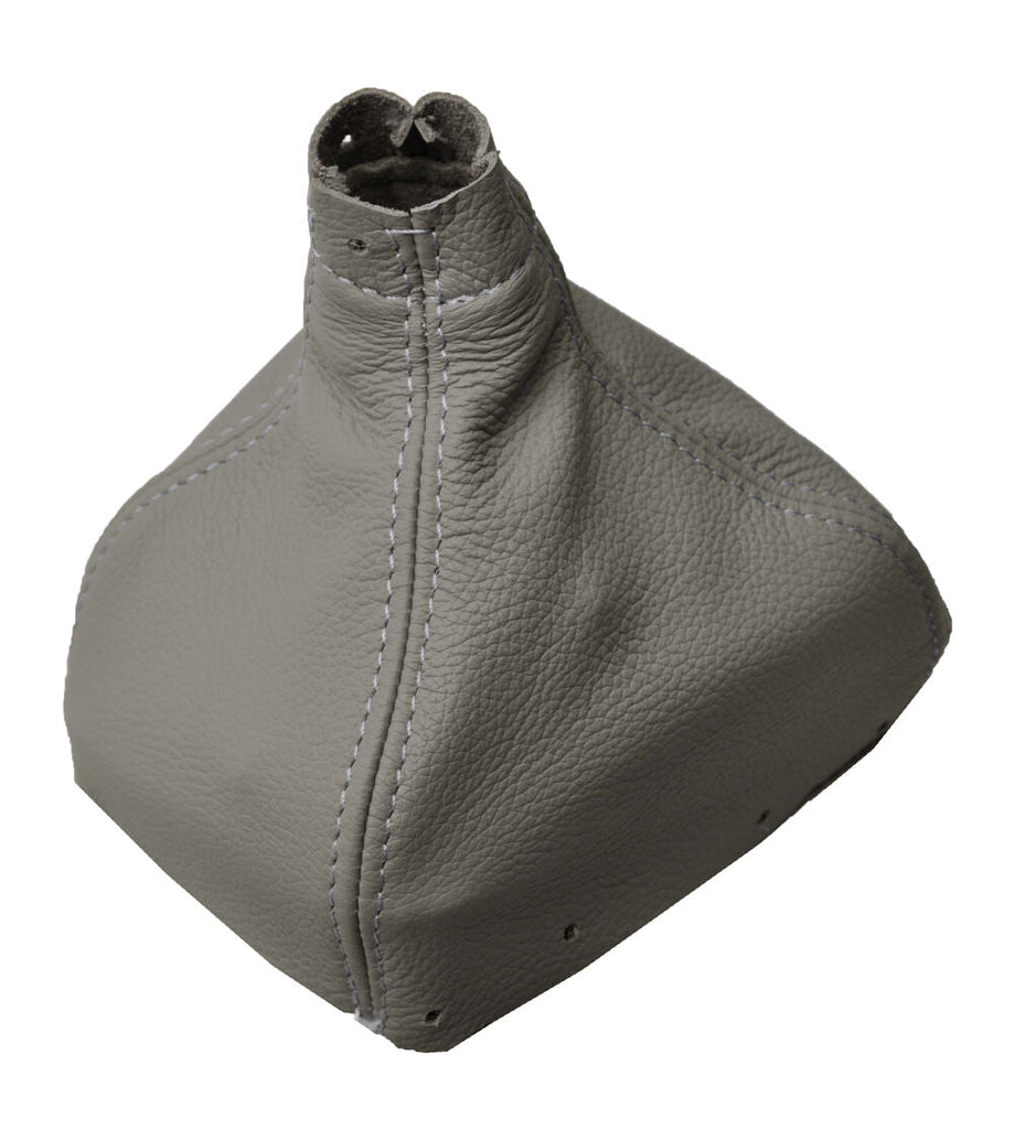 WHITE STITCH FITS RENAULT SCENIC Mk2 BEIGE 2003-2009  GAITER REAL LEATHER