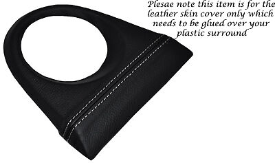 WHITE STITCH FITS  HONDA CIVIC TYPE R&TYPE S 06-12  GEAR SURROUND LEATHER COVER