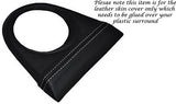 WHITE STITCH FITS  HONDA CIVIC TYPE R&TYPE S 06-12  GEAR SURROUND LEATHER COVER