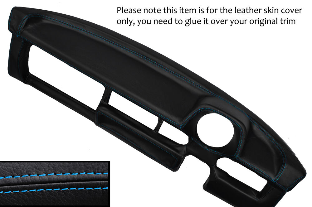 BLUE STITCH DASH DASHBOARD LEATHER COVER FITS VOLKSWAGEN BEETLE CLASSIC 1303