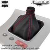 RED STITCH MANUAL GEAR GAITER FITS ALFA ROMEO 159 2005-2011 REAL LEATHER