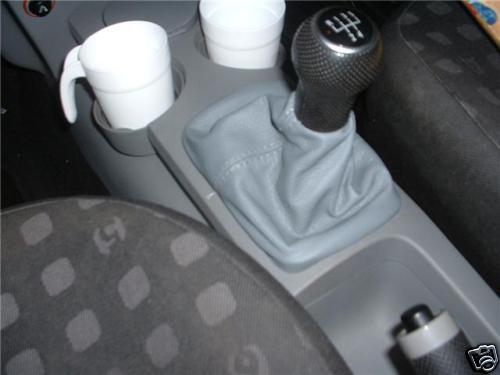 FITS VW BEETLE 1998-05 GEAR GAITOR GREY LEATHER BOOT QUALITY CUSTOM NEW