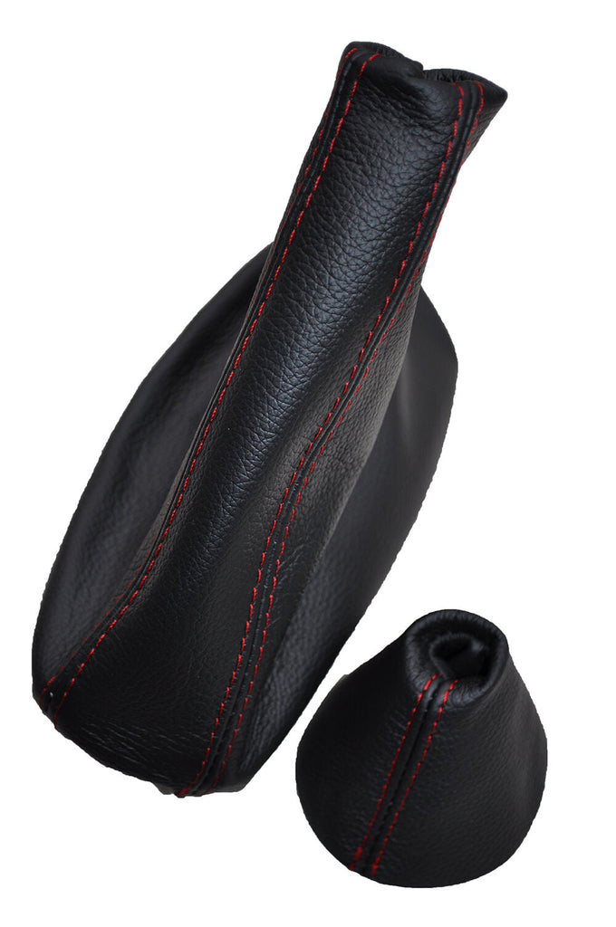 RED STITCH FITS BMW E46 SMG 3 SERIES 1999-2005 LEATHER GEAR HANDBRAKE CUSTOM NEW