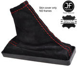 RED STITCHING REAL SUEDE HANDBRAKE GAITER FITS RANGE ROVER P38 1995-2002