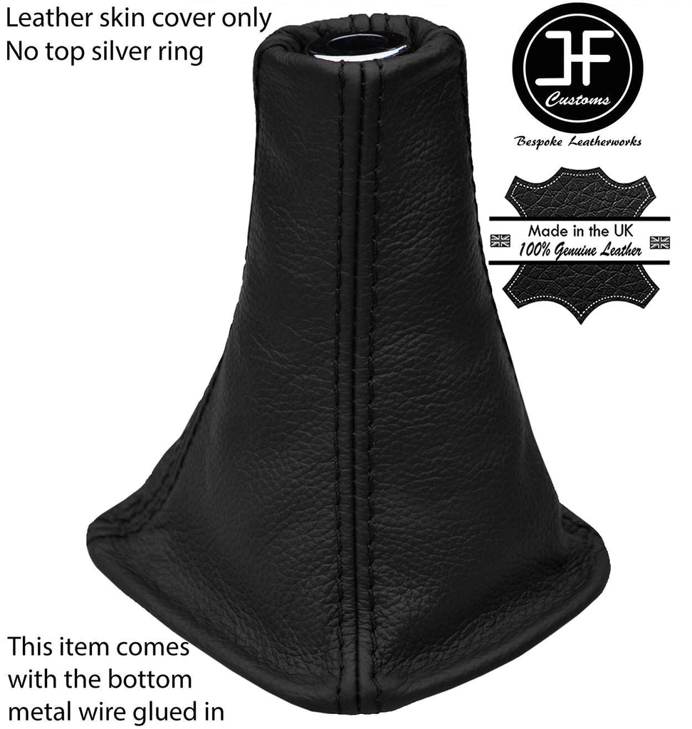 BLACK TOP GRAIN REAL LEATHER GEAR GAITER FOR TOYOTA MR2 MK3 SPYDER 2000-2007