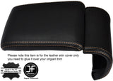 TAN STITCHING LEATHER ARMREST COVER FITS ALFA ROMEO GIULIETTA 2010-2016