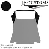 BLACK STITCH SUEDE 2X C PILLAR+TRIM HARDTOP ROOF COVER FOR BMW E46 CONVERTIBLE