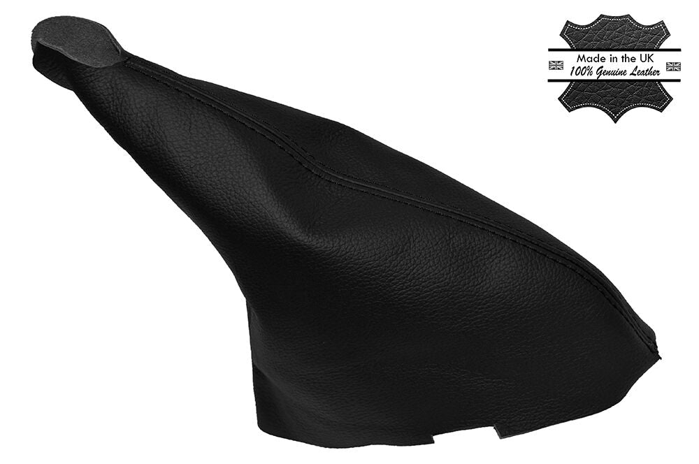 BLACK LEATHER SKIN HANDBRAKE GAITER FITS MG ZR MGZR 2003-2005 CUSTOM NEW
