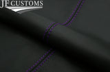 PURPLE STITCH 2X REAR FULL DOOR CARD SKIN COVERS FITS BMW 3 SERIES E30 COUPE 3DR