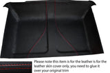 RED STITCH REAR ROOF HEADLINING COVER FITS LAND ROVER DEFENDER 110 130 CREW CAB
