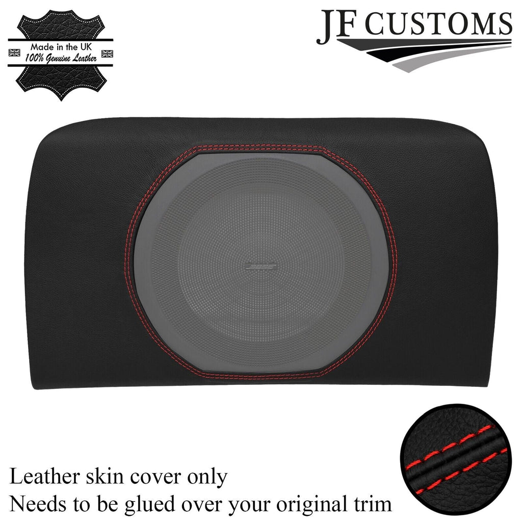 FITS NISSAN 350Z Z33 02-09 RED STITCH LEATHER REAR SUBWOOFER SPEAKER COVER