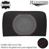 FITS NISSAN 350Z Z33 02-09 RED STITCH LEATHER REAR SUBWOOFER SPEAKER COVER