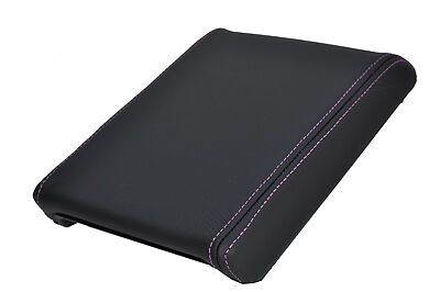 FITS BMW E39 96-03 ARMREST COVER LEATHER COVER purple stitch CUSTOM NEW