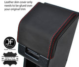 RED STITCH REAR STORAGE BOX REAL LEATHER COVER FITS TOYOTA MR2 MK1 AW11 84-90
