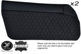 BLACK DIAMOND ST 2X DOOR CARD LEATHER COVERS FITS MAZDA MX5 MK1 MIATA JDM 89-97