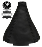 BLACK STITCHING REAL LEATHER MANUAL GEAR GAITER FITS HONDA PRELUDE 1997-2002