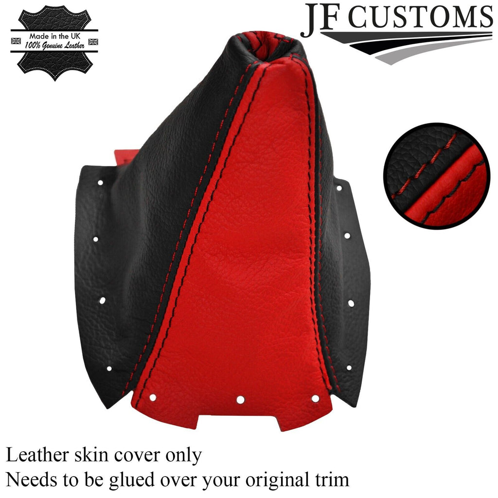 FITS MAZDA MX5 MK2 MIATA 2001-2005 GEAR GAITER  RED AND BLACK  2 TONE CUSTOM NEW