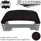 RED STITCH LEATHER SPEEDO SURROUND HOOD COVER FOR LAND ROVER DISCOVERY MK1 94-98