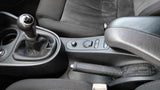 BLACK STITCH FITS SEAT LEON 1P 2005ÃÂ2011  GEAR HANDBRAKE GAITER REAL LEATHER