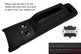 RED STITCH CENTRE CONSOLE HANDBRAKE TRIM SKIN COVER FITS HONDA CRX 89-91