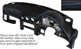 BLUE STITCH DASH DASHBOARD LEATHER SKIN COVER FITS MITSUBISHI GTO 3000GT 92-99