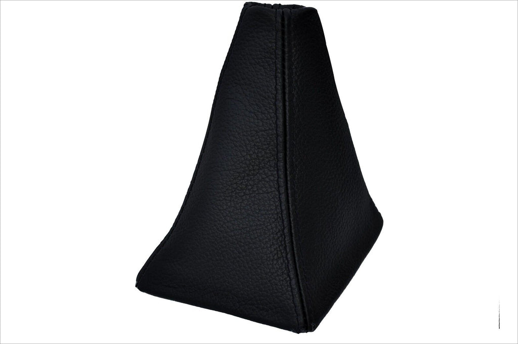 black stitch FITS FIAT BARCHETTA 95-03 LEATHER GEAR GAITER CUSTOM NEW MADE IN UK