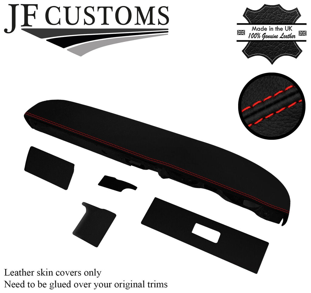 RED STITCH LEATHER DASHBOARD TRIM COVERS FITS ALFA ROMEO GIULIA 1300 SUPER TI
