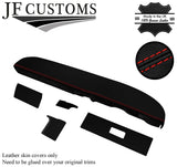 RED STITCH LEATHER DASHBOARD TRIM COVERS FITS ALFA ROMEO GIULIA 1300 SUPER TI