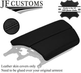 BLACK STITCH SPLIT ARMREST LID LEATHER COVERS FOR BMW 5 SERIES F10 F11 10-16