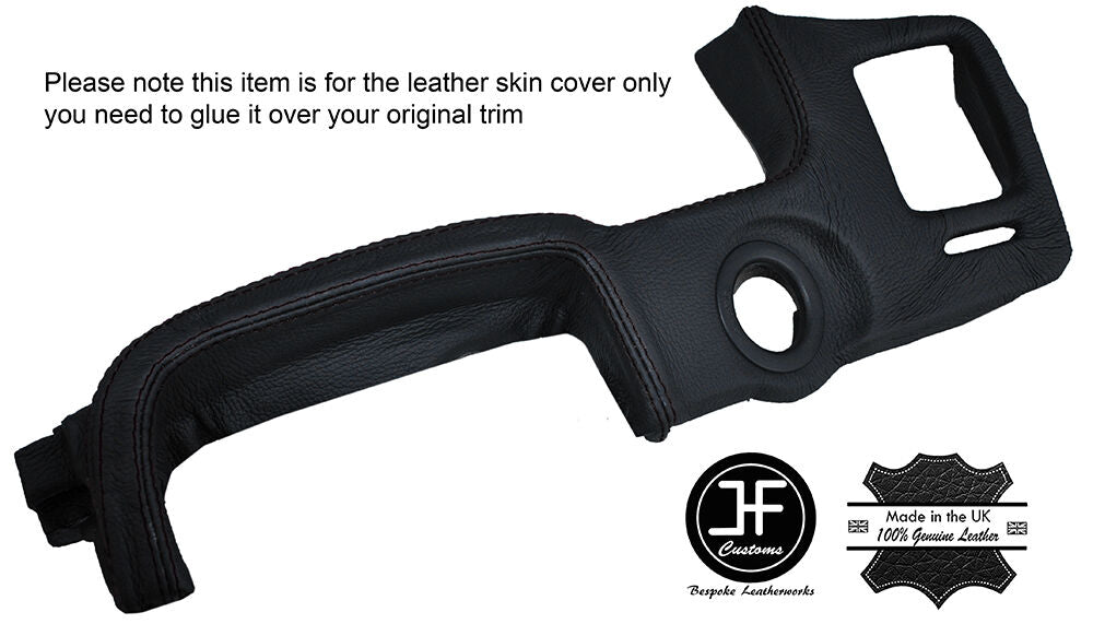 BLACK STITCH DASH STEERING TRIM LEATHER COVER FITS TOYOTA MR2 MK2 1989-2000