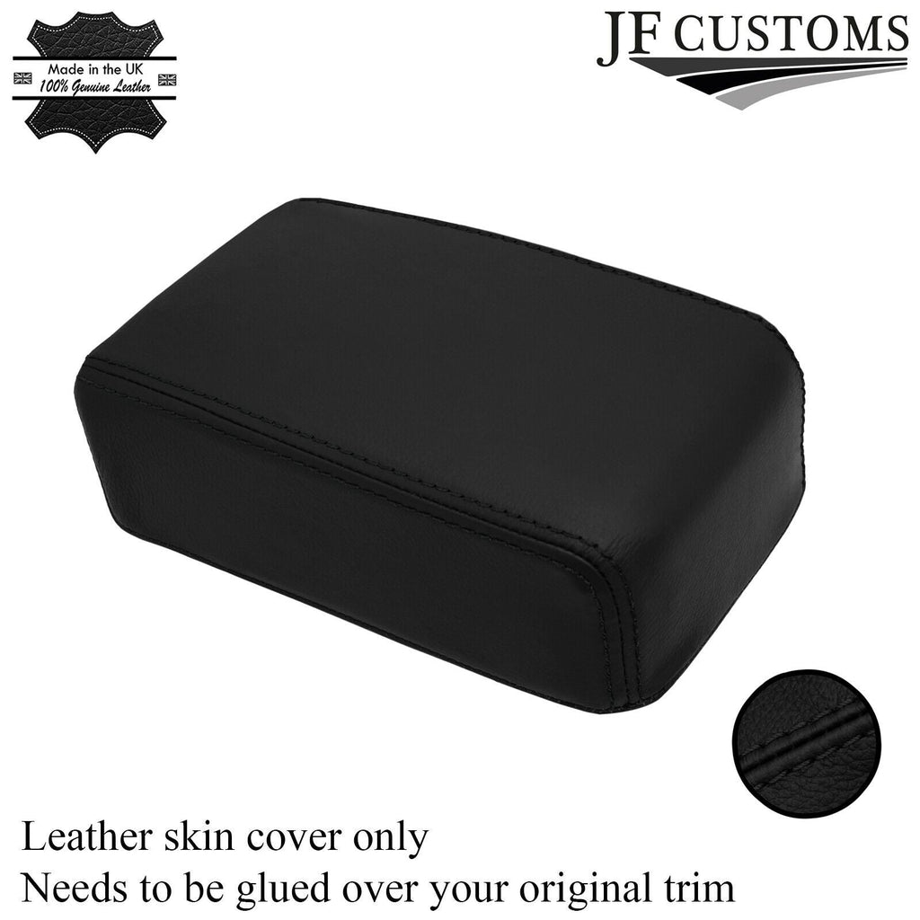 BLACK STITCH ARMREST LEATHER COVER FITS NISSAN NAVARA D22 2000-2004 CUSTOM NEW