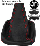 RED STITCHING REAL LEATHER MANUAL GEAR GAITER FITS JAGUAR XJ6 X300 1994-1997