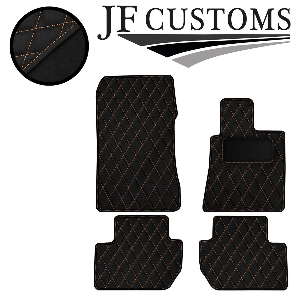 BEIGE DIAMOND STITCH VINYL 4X TAILORED FLOOR CARPETS FOR HONDA LEGEND 06-21 JF1