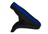 BLACK ROYAL BLUE 2 TONE  FITS VAUXHALL OPEL ASTRA MK4 G SXI SRI HANDBRAKE GAITER