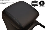 BLACK STITCHING ARMREST LID LEATHER COVER FITS NAVARA NP300 D23 2015-2017