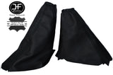 BLACK STITCH LEATHER GEAR BOX & HANDBRAKE GAITER FITS FORD FOCUS MK2 MK3 05-08