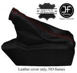 RED STITCH REAL LEATHER HANDBRAKE GAITER FITS SUBARU CROSSTREK 2012-2016