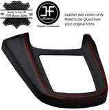 RED STITCH MANUAL GEAR SURROUND LEATHER COVER  FOR FORD FIESTA MK8 2008-2013