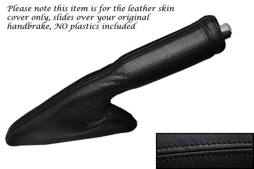 BLACK STITCHING FITS ROVER SD1 LEATHER HANDBRAKE GAITER COVER ONLY CUSTOM NEW