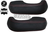 RED STITCHING 2X REAR DOOR HANDLE ARMREST COVERS FITS BMW 5 SERIES E28 81-87