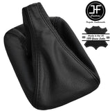 BLACK TOP GRAIN REAL LEATHER GEAR GAITER FITS VW T4 TRANSPORTER CARAVELLE