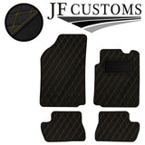 YELLOW DIAMOND STITCH VINYL 4X TAILORED FLOOR CARPETS FOR CITROEN C2 03-09 JF1